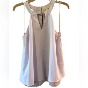 Gianni Bini Shimmering Lavender Halter Top, Size M, EC